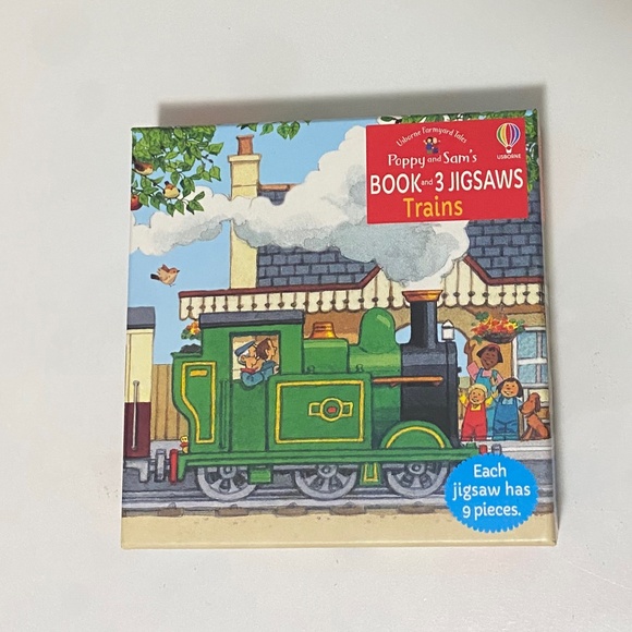 Usborne Trains Jigsaw 🖤3 for 10🖤 - Picture 3 of 3